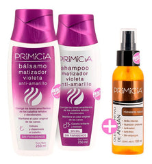 Combo Shampoo Y Acondicionador Matizador Violeta Primicia