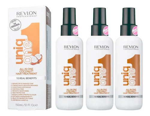 X3 Revlon Uniq One Tratamiento 150ml. Nice