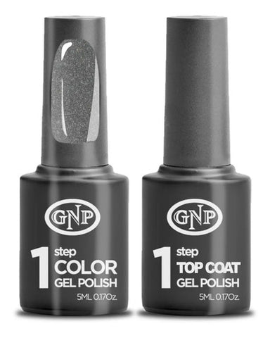 Kit De Esmalte Semipermanente De 1 Paso Gnp Color + Top Coat