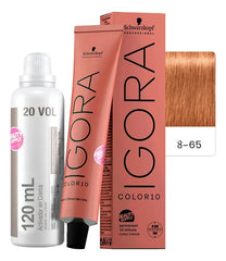 Kit Tinta Igora Color10 Schwarzkopf Con Oxidante, 10 Minutos
