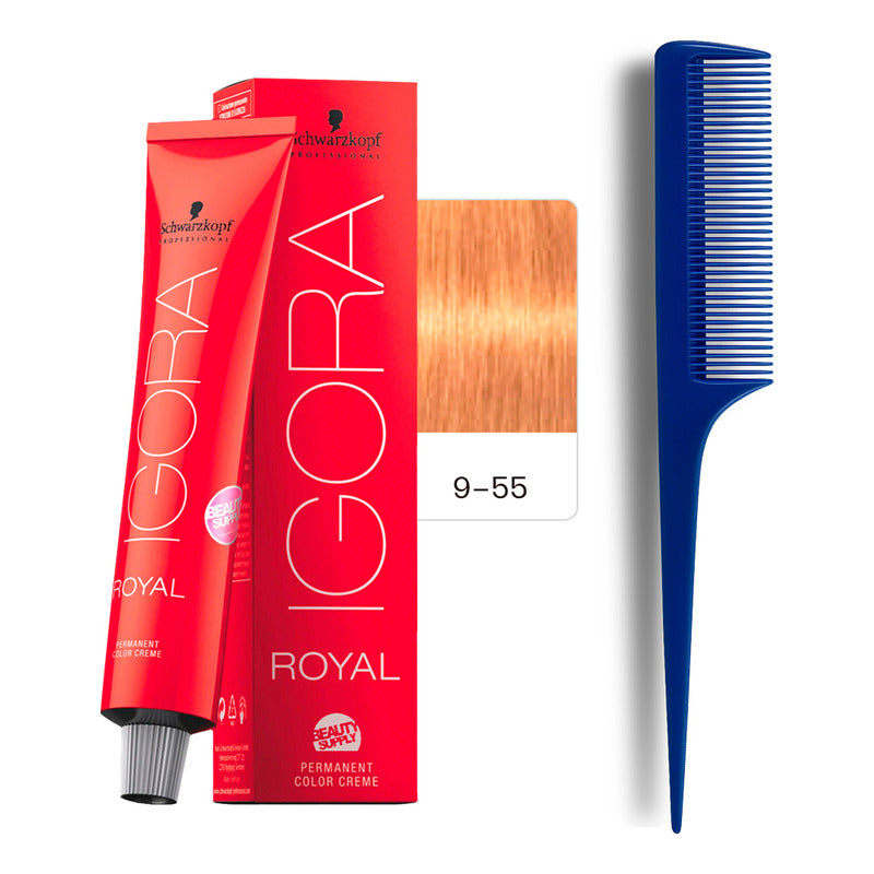 Tinta Igora Royal Schwarzkopf 60ml + Peine De Cola 9.55