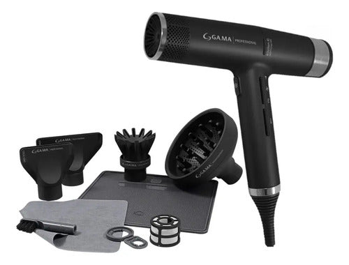 Secador De Pelo Iq3 Perfetto Black Gama Italy Negro