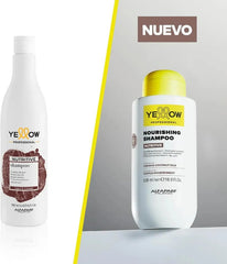 Shampoo Nutritivo Yellow Alfaparf Nutrive 500ml Para Cabello Reseco Con Vitalidad