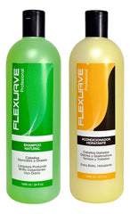 Shampoo Flexuave Natural Y Acondicionador Hidratante