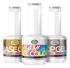 Kit Esmaltes Semipermanentes Gnp 15ml 21 Free + Base Y Top
