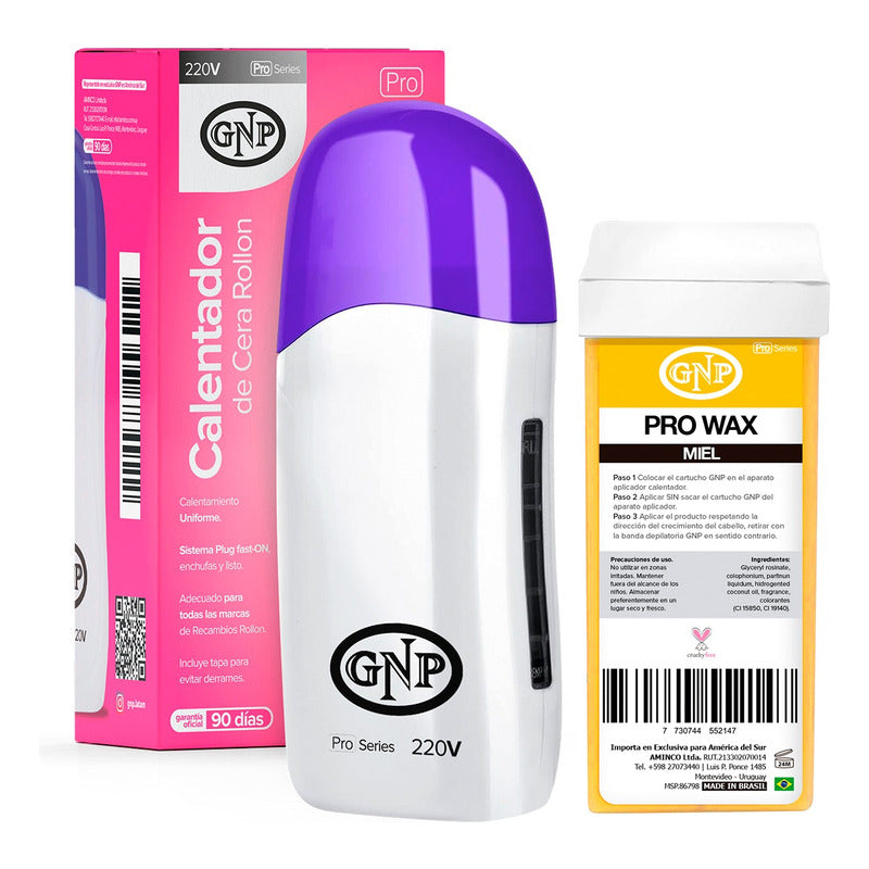 Cera Depilatoria Gnp Con Calentador De Cera
