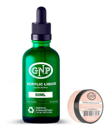 Polvo Cover Gnp 7gr Y Monomero Uñas 50ml