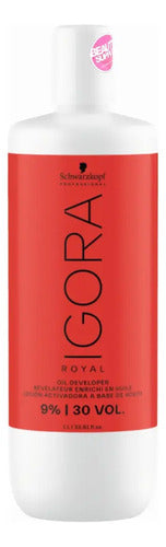 Locion Oxidante 30 Vol. Igora Royal Schwarzkopf 1000ml Sin Tono