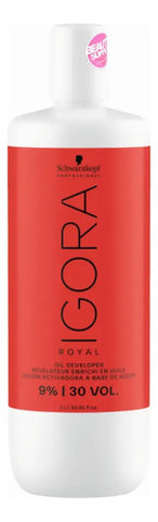 Locion Oxidante 30 Vol. Igora Royal Schwarzkopf 1000ml Sin Tono