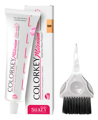 Kit Tinta Silkey Colorkey Milenium 120g + Pincel De Tinta