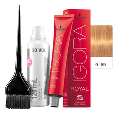 Kit Tinta Igora Royal Schwarzkopf Con Oxidante Y Pincel