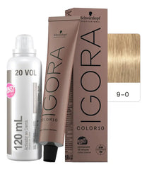 Kit Tinta Igora Color10 Schwarzkopf Con Oxidante, 10 Minutos