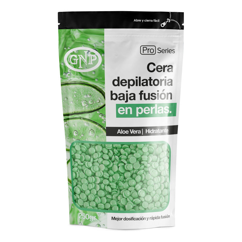 Kit Depilación Español Gnp Cera Perlas, Olla, Bandas Y Crema