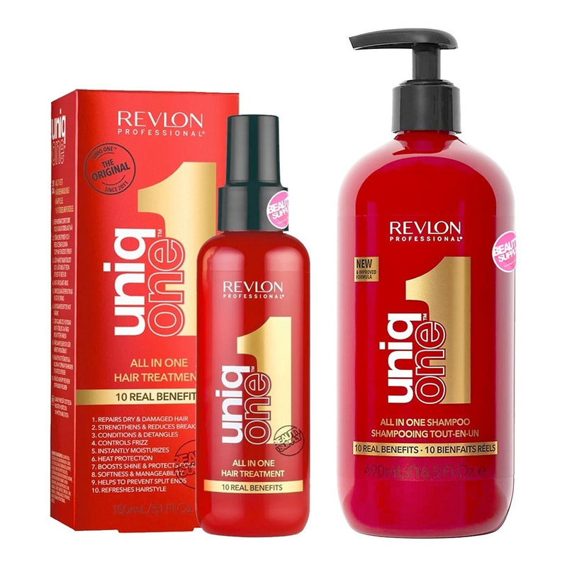 Combo Revlon Uniq One 150ml + Shampoo Acondicionador