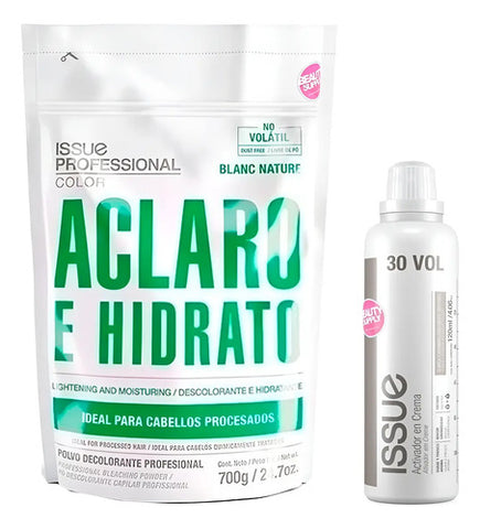 Combo Decolorante Issue Blanc Nature 700gr. + Activador