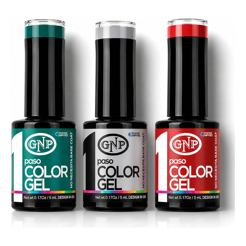 Kit X3 Esmalte Semipermanente Gnp 1 Paso. Tpo Dmpt Free 439-21-16