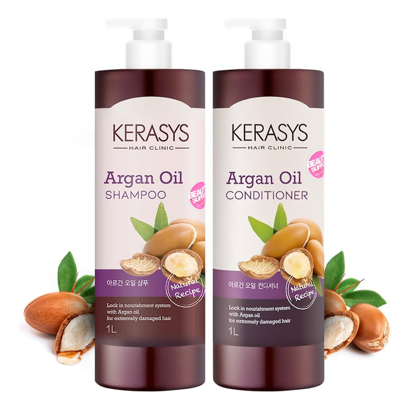 Shampoo Y Acondicionador Kerasys Con Aceite De Argan