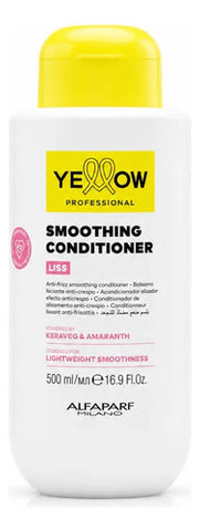 Acondicionador Yellow Alfaparf Liss 500ml Control Del Frizz Y Suavidad Para Cabello Lacio