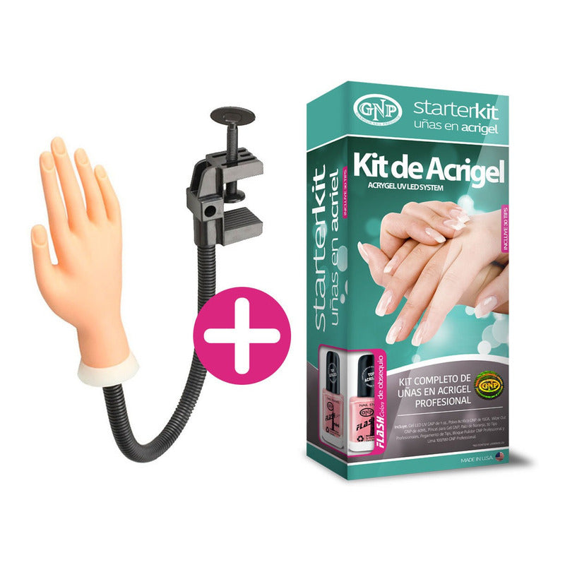 Kit De Acrigel Gnp Y Mano Con Soporte