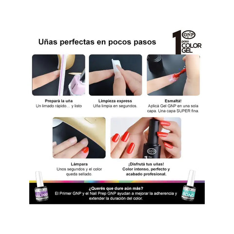 Esmalte Semipermanente Gnp 1 Paso. Tpo Dmpt Free 345