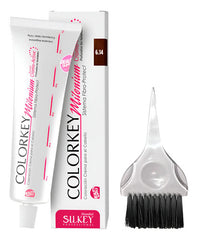 Kit Tinta Silkey Colorkey Milenium 120g + Pincel De Tinta