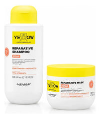 Kit Reparador Alfaparf Yellow Con Shampoo Y Mascara