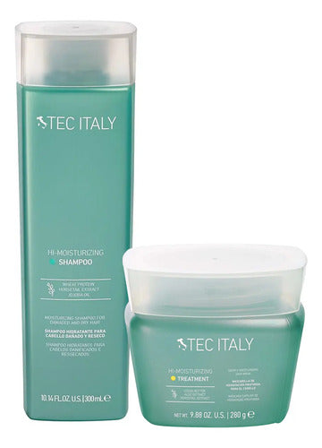 Combo Shampoo Tec Italy Hi Moisturizing Y Mascara Hidratante