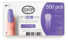 Kit Soft Gel Tips Gnp Con Pegamento, Bond Y Nail Prep