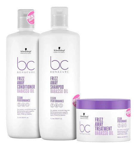 Shampoo Y Acondicionador Y Mascara Schwarzkopf Frizz Away
