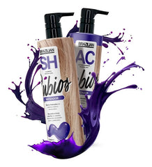 Shampoo Matizador Y Acondicionador Brazilian, Para Rubios
