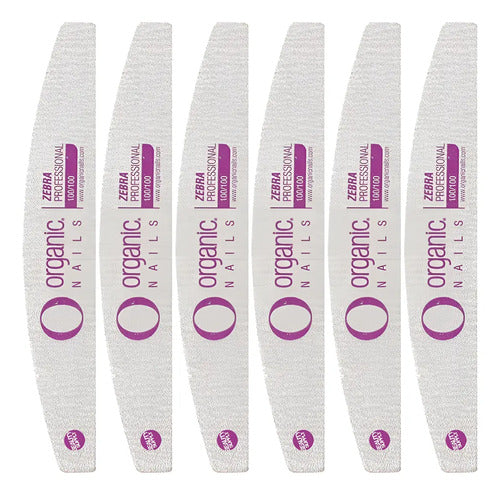 Combo De 6 Limas Para Uñas Organic Nails Profesional