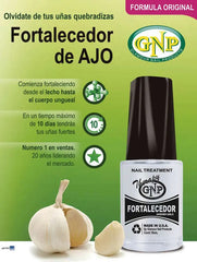 Fortalecedor De Uñas Con Ajo Gnp, Endurecedor Natural Transparente