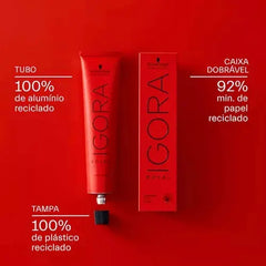 Kit Tinta Igora Royal Schwarzkopf Con Oxidante Y Pincel
