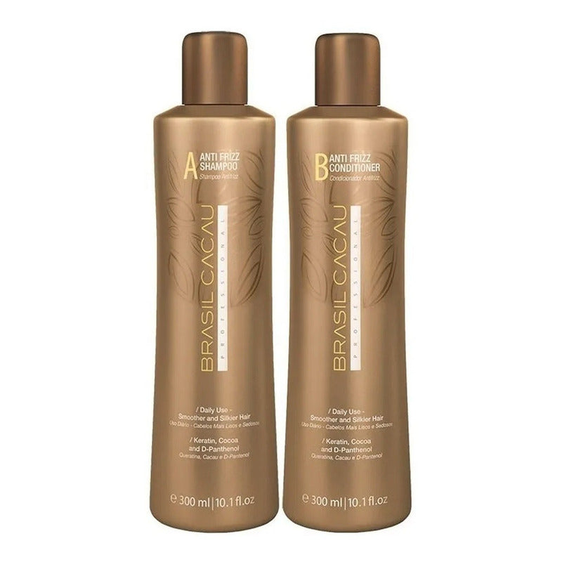 Combo Brasil Cacau Sin Sal De Shampoo Y Acondicionador 300ml