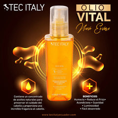 Aceite Tec Italy Olio Vital 125ml Nutrición Y Brillo