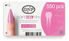 Soft Gel Tips Gnp + Lampara Led, Pegamento, Bond Y Nail Prep