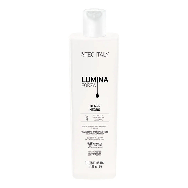 Shampoo Tec Italy Lumina Forza 300ml Negro
