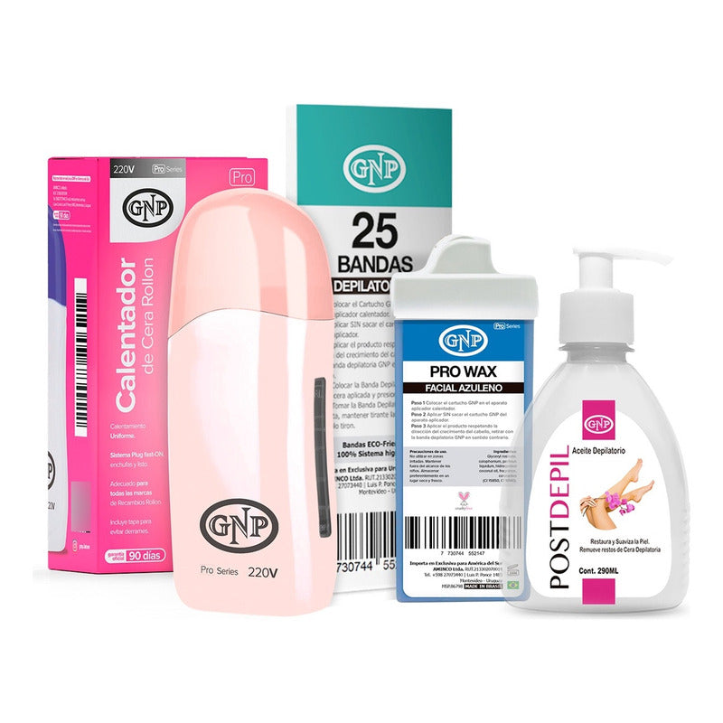Kit Depilación Gnp De 4 Piezas Cera