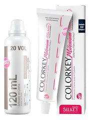 Kit De Tinta Silkey Profesional Colorkey 120g Y Oxidante