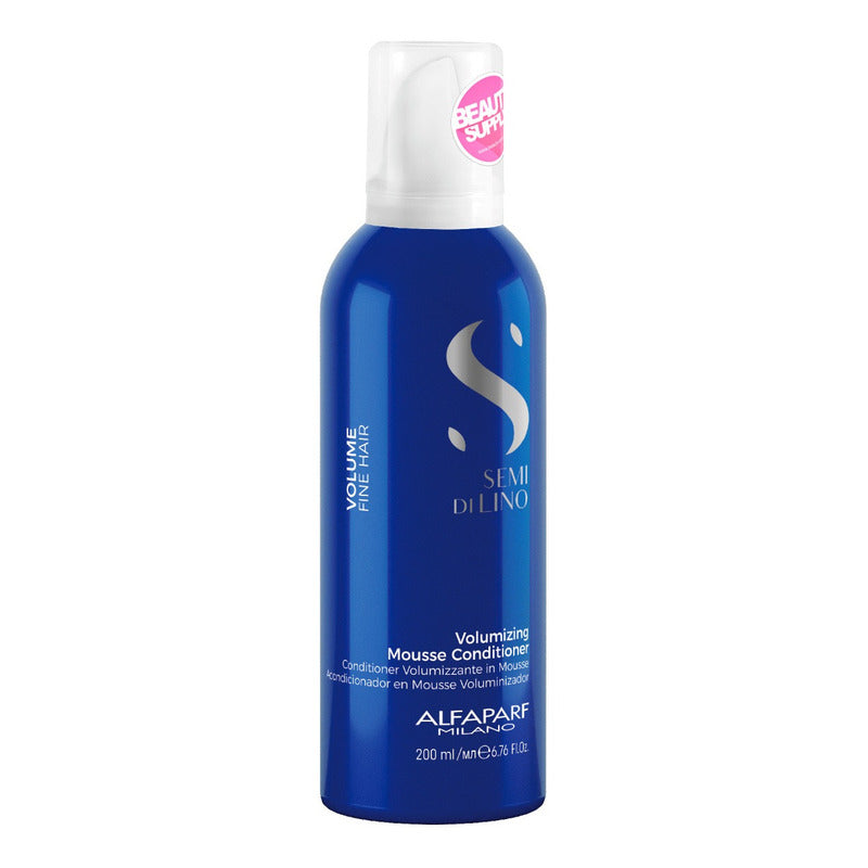 Acondicionador Mousse Alfaparf Semi Di Lino Volumizing 200ml