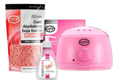 Kit Depilación Gnp Cera En Perlas Con Olla Y Aceite