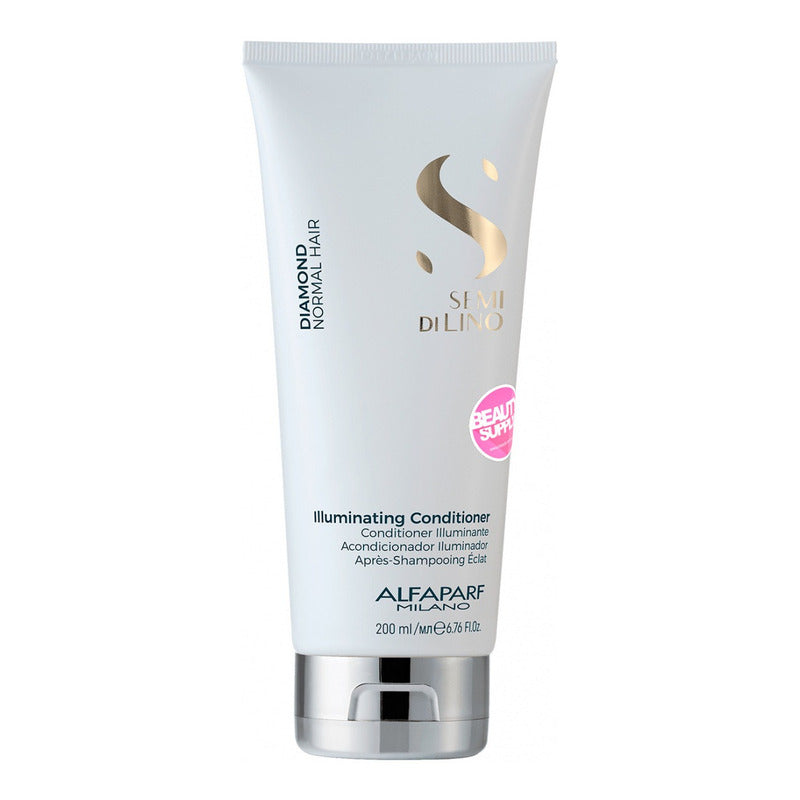 Acondicionador Alfaparf Semi Di Lino 200ml , Diamond Brillo