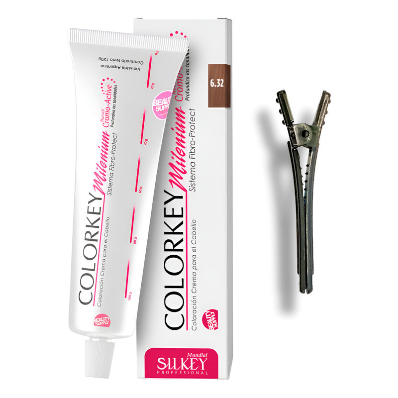 Tinta Silkey Colorkey Milenium 120g + Clip Pinza Plástica 6.32