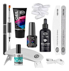 Kit Uñas En Polygel Gnp 9 Piezas Aplicador Y Lampara