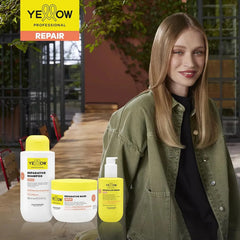 Acondicionador Yellow Alfaparf Repair 500ml Reparador Para Cabello Danado