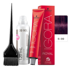 Kit Tinta Igora Royal Schwarzkopf Con Oxidante Y Pincel