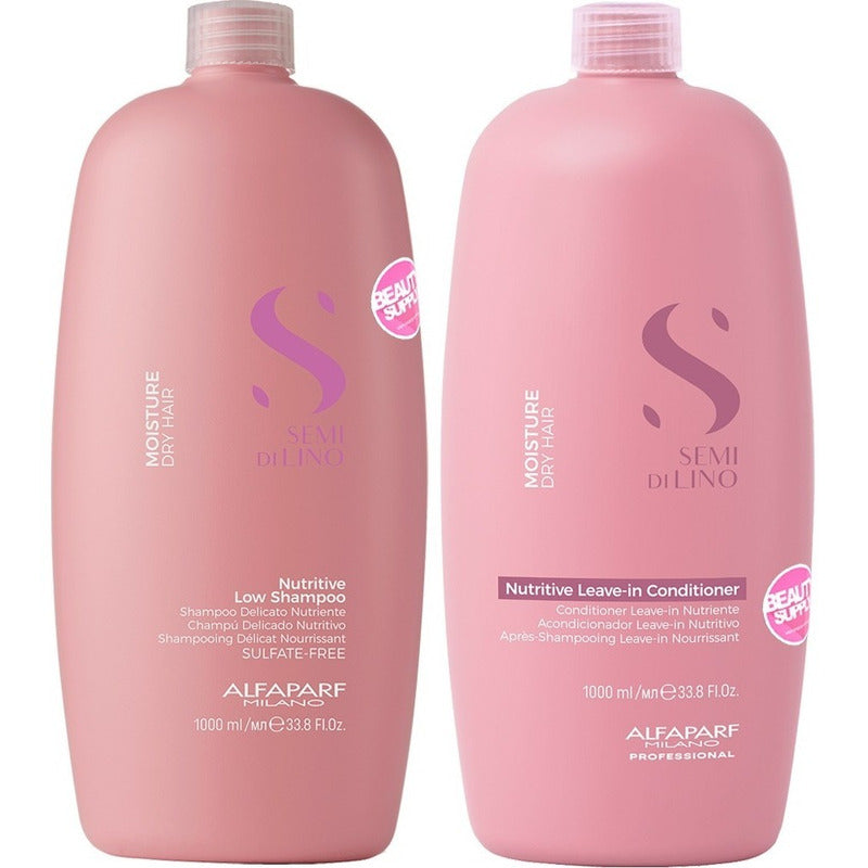 Shampoo Y Acondicionador Alfaparf Moisture 1lt. Hidratante