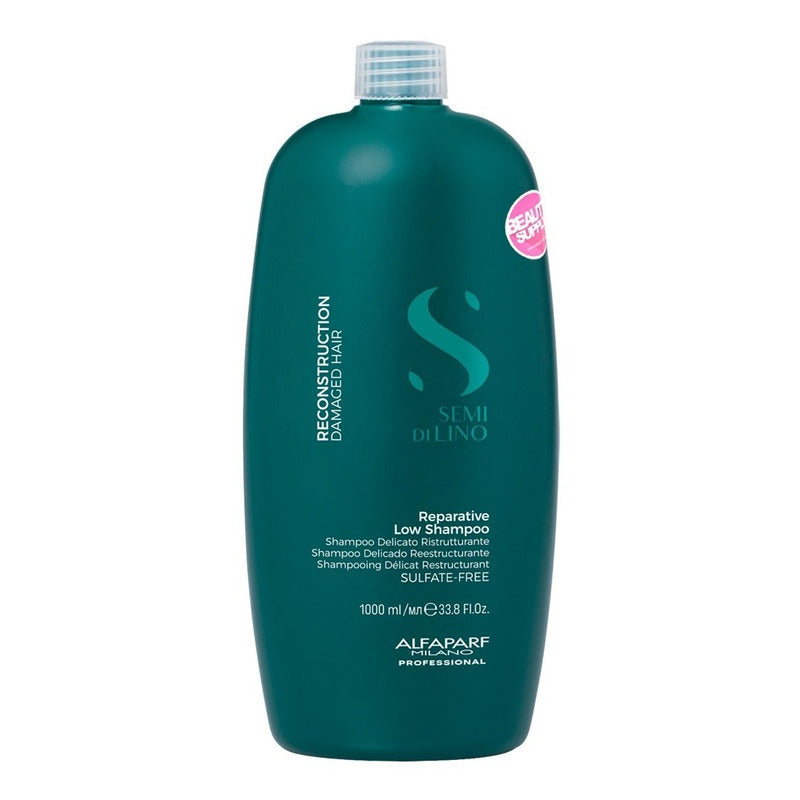 Shampoo Alfaparf Semi Di Lino Reparación, Mascara Y Fluido