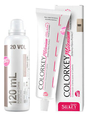 Kit De Tinta Silkey Profesional Colorkey 120g Y Oxidante