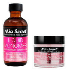 Mia Secret Liquido 59ml Y Polvo Acrilico Uñas 30gr. Nice